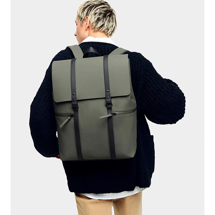 Рюкзак Gaston Luga Backpack Splash 16 Olive Black - рис.6