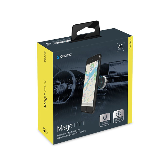 Держатель для телефона Deppa Mage Mini Silver - рис.1