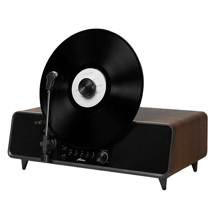 Проигрыватель винила Alive Audio Pillar Black Wood - рис.2