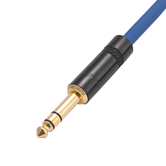 Кабель HeadMade Pro XLR-M - 6.3mm stereo Blue 3m