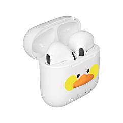 Беспроводные наушники Caweon CutieDuck WhiteTWS