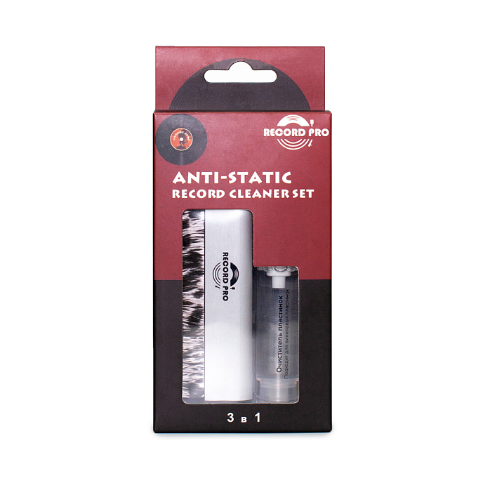 Набор для чистки винила Record Pro Anti-Static Record Cleaner Set - рис.1