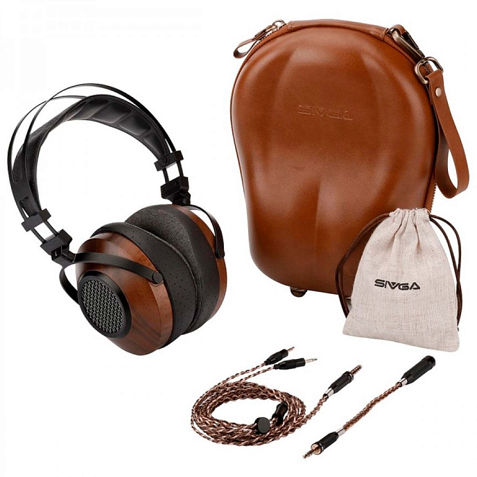 Наушники полноразмерные Sivga SV023 Brown - рис.7