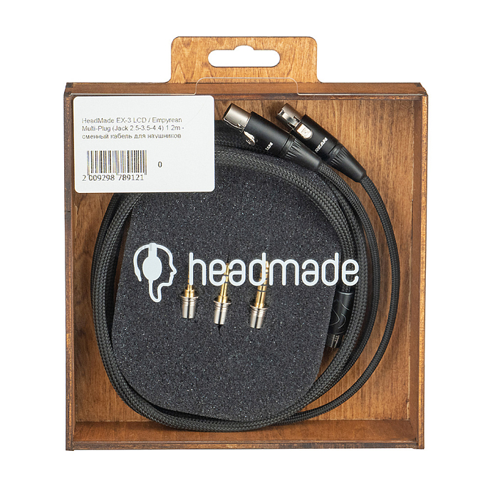Кабель HeadMade Bennett - Audeze LCD, Meze Empyrean - Multi-Plug, 1.2m - рис.1