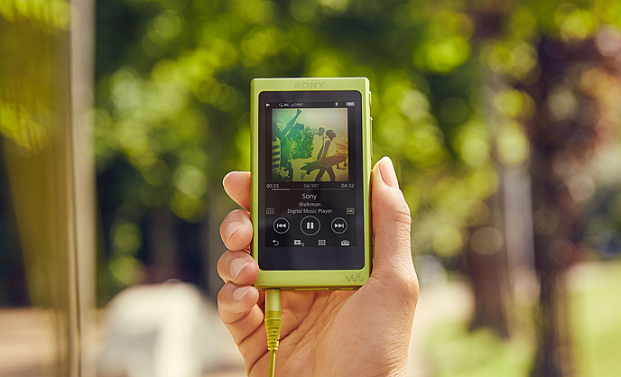 Плеер Sony NW-A35HN Lime - рис.1