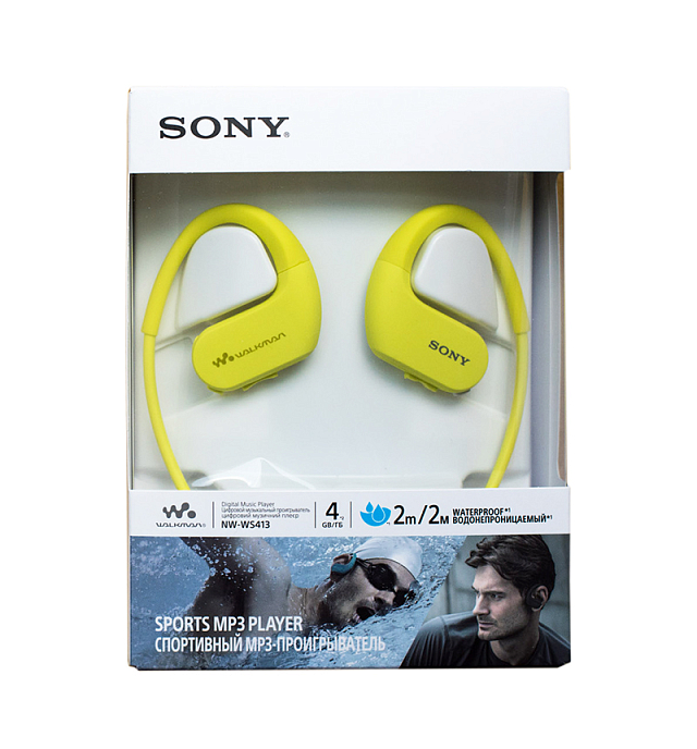 Наушники-плеер Sony NW-WS413 Blue - рис.5