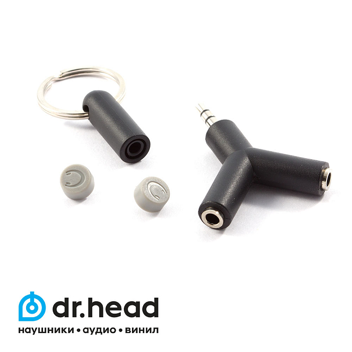 Разветвитель для наушников AXES SPT-2Y Black - рис.0