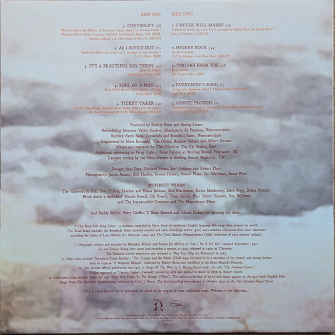 Виниловая пластинка Robert Plant With Suzi Dian - Saving Grace LP - рис.2