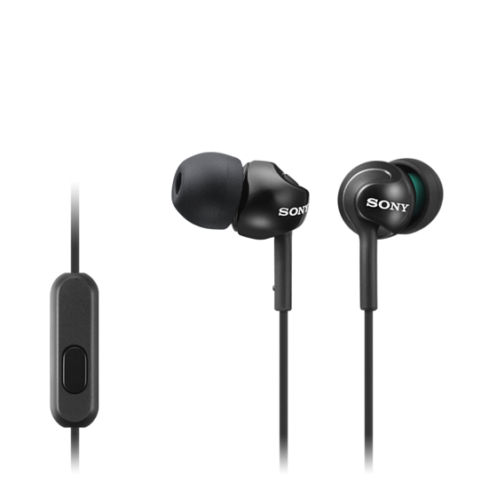 Наушники Sony MDR-EX110AP Black - рис.0