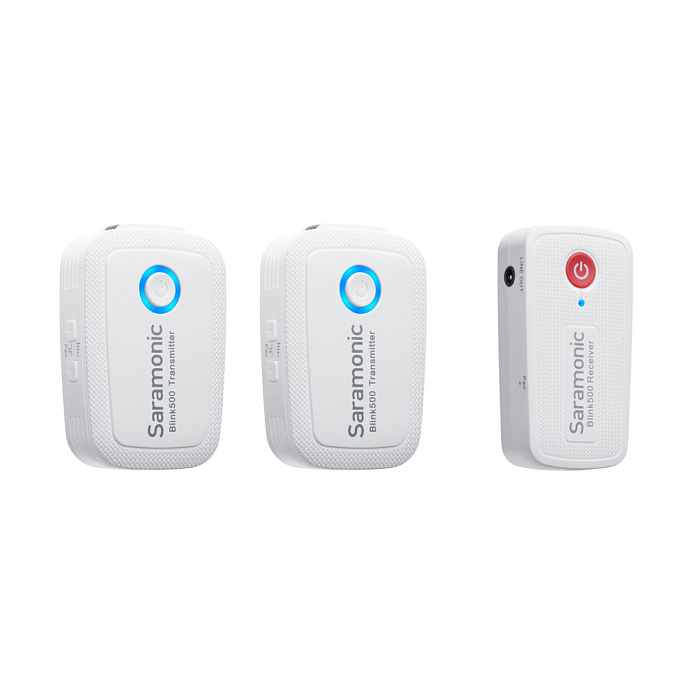 Микрофон беспроводной Saramonic Blink500 B2W TXW+RXW White - рис.0