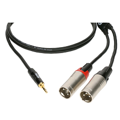 Кабель Klotz KY9-300 Black Mini-Jack 3.5 - 2XLR (m) 3m