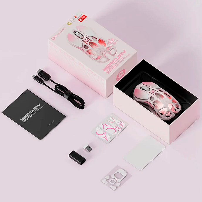 Мышь Gravastar Mercury M1 Pro Pink - рис.12