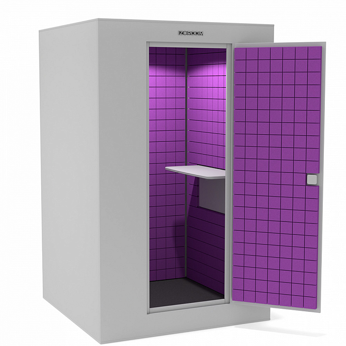 Акустическая кабина IzoRoom Standard Plus without window White Blue - рис.3