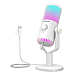 Микрофон для стриминга и игр Maono DM30RGB White - рис.0