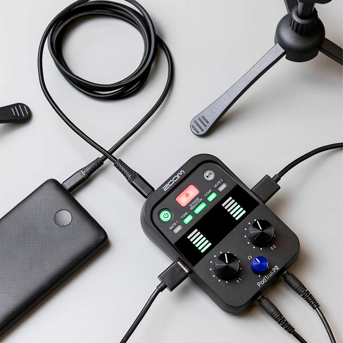 Аудиорекордер Zoom PodTrak P2 Black - рис.5