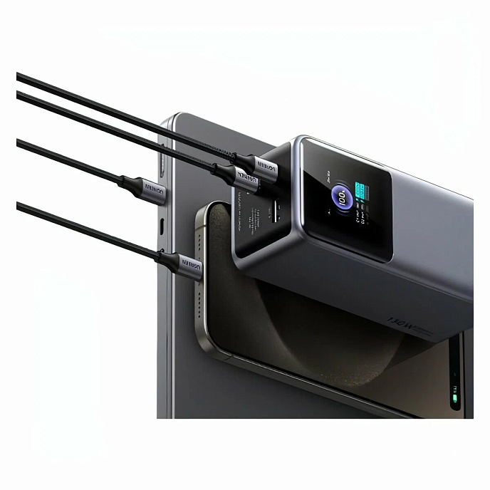 Внешний аккумулятор Ugreen PB721 (35524B) 20000mAh 130W Grey - рис.2