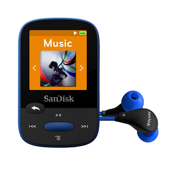 Плеер SanDisk Sansa Clip Sports 8GB Blue - рис.0