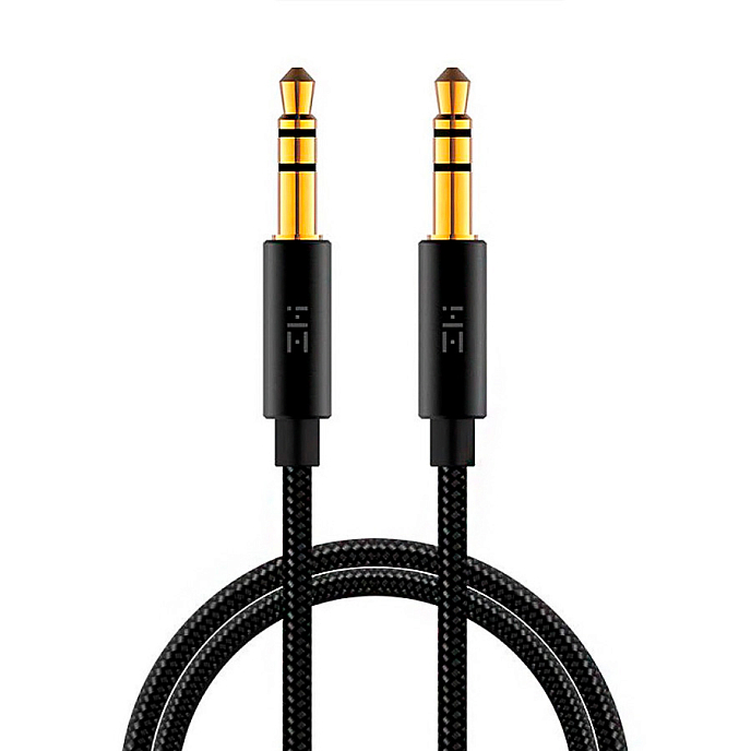 Кабель Xiaomi AUX 3.5mm ZMI Audio Cable Black 1m - рис.0