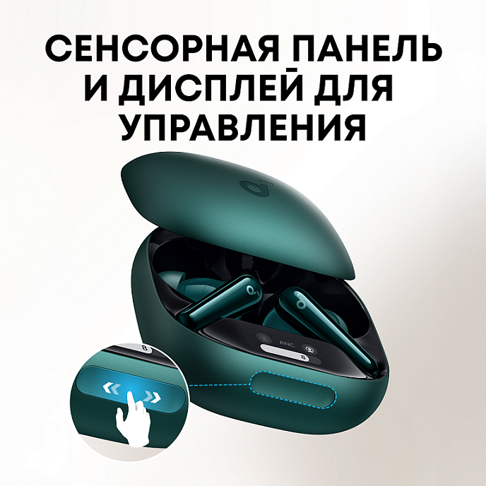 Беспроводные наушники Anker Soundcore Liberty 4 Pro NC matte green tws внутриканальные наушники с шумоподавлением (SN AE9L8K0E49500677)_Уценка - рис.3