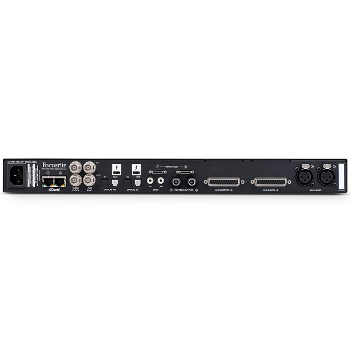 Аудиоинтерфейс Focusrite Pro Red 8Line Thunderbolt 3 - рис.4