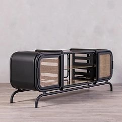 Стойка для Hi-Fi F2F Эфир Matte Black Gold Dark Brown