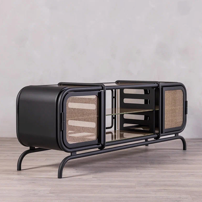 Стойка для Hi-Fi F2F Эфир Matte Black Gold Dark Brown - рис.3