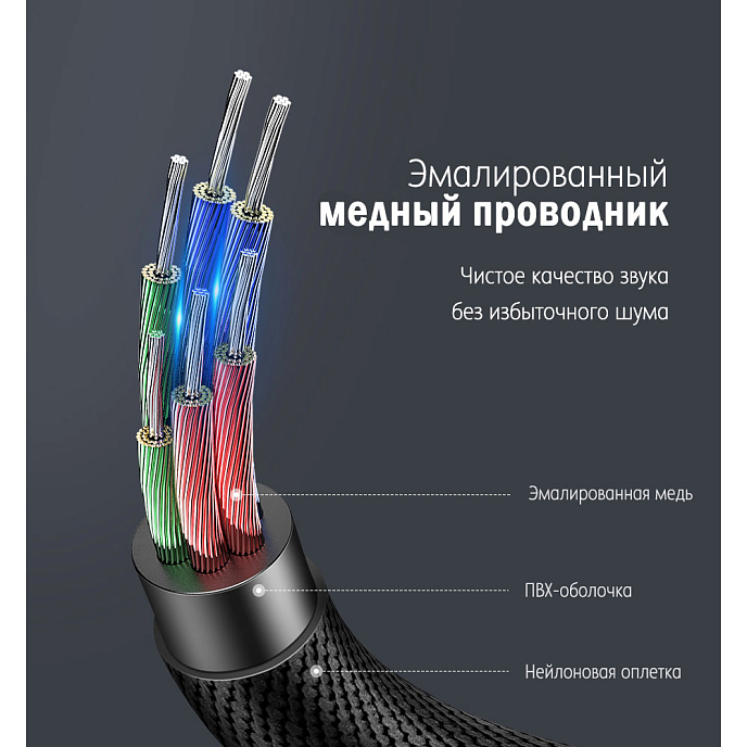 Адаптер Ugreen AV142 USB Type C to 3.5mm Female Cable. grey переходник type-c to 3.5mm jack_OpenBox - рис.2