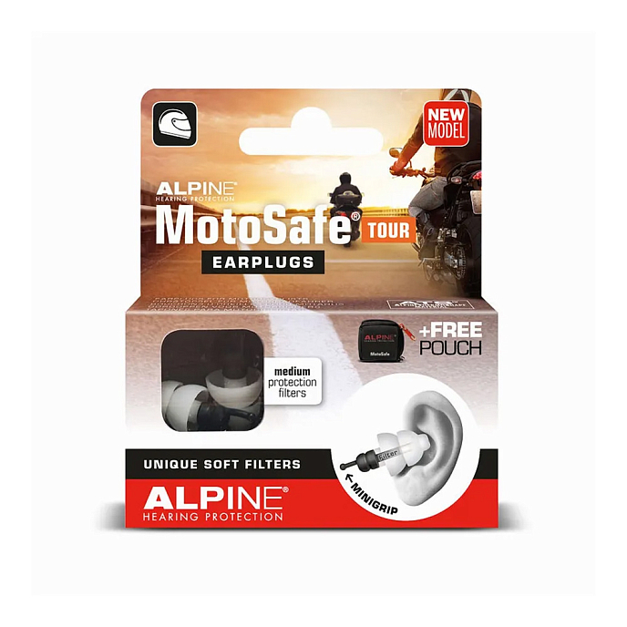 Беруши для мото Alpine MotoSafe Tour - рис.0