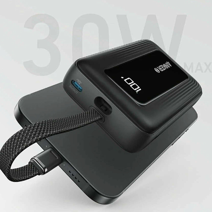 Портативный аккумулятор Anker Zolo Power Bank 20000mAh 30W Black - рис.1