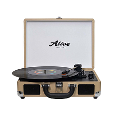 Проигрыватель винила Alive Audio GLAM latte проигрыватель винила OpenBox