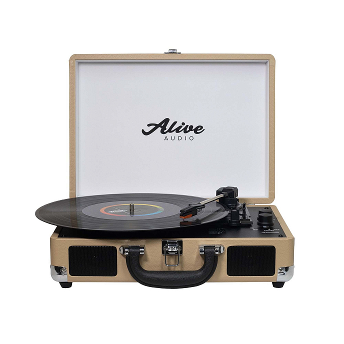 Проигрыватель винила Alive Audio GLAM latte проигрыватель винила OpenBox - рис.0