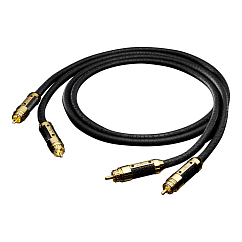 Кабель Oehlbach STATE OF THE ART XXL Black Connection Cable 2RCA - 2RCA 2m
