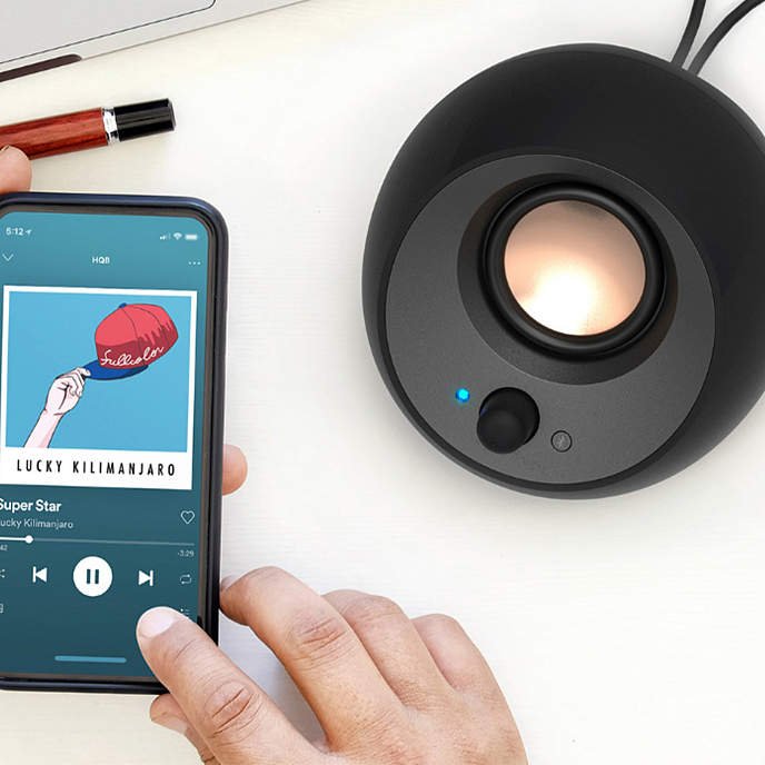 Компьютерные колонки Creative Pebble V3 Black - рис.7