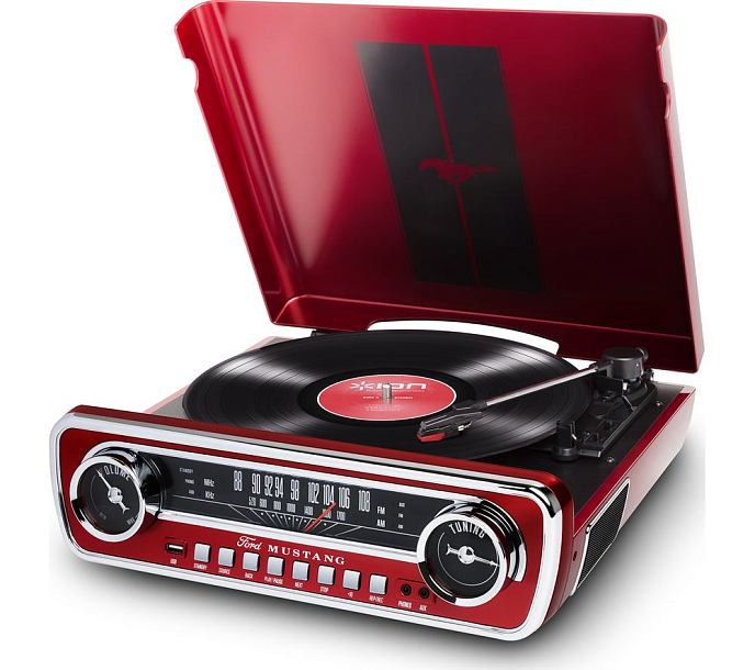 Проигрыватель винила ION MUSTANG LP Red - рис.3
