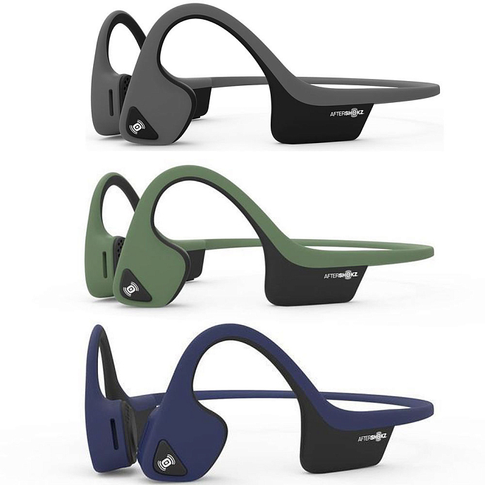 Беспроводные наушники AfterShokz Trekz Air AS650SG Slate Grey - рис.16