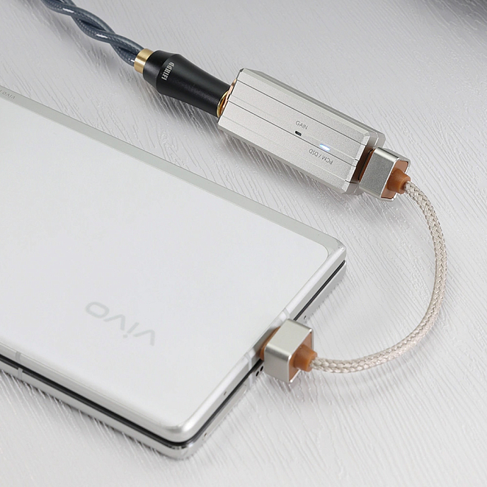 Усилитель для наушников с ЦАП ddHiFi TC44Pro E3 (Eye 3) Silver - рис.6