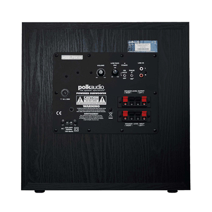 Сабвуфер Polk Audio PSW10E Black - рис.2