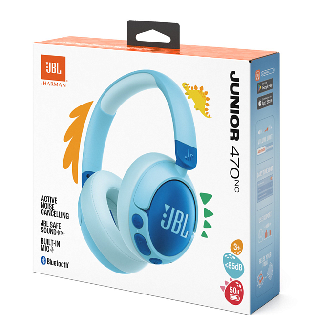 Беспроводные наушники JBL Junior 470NC Blue - рис.6