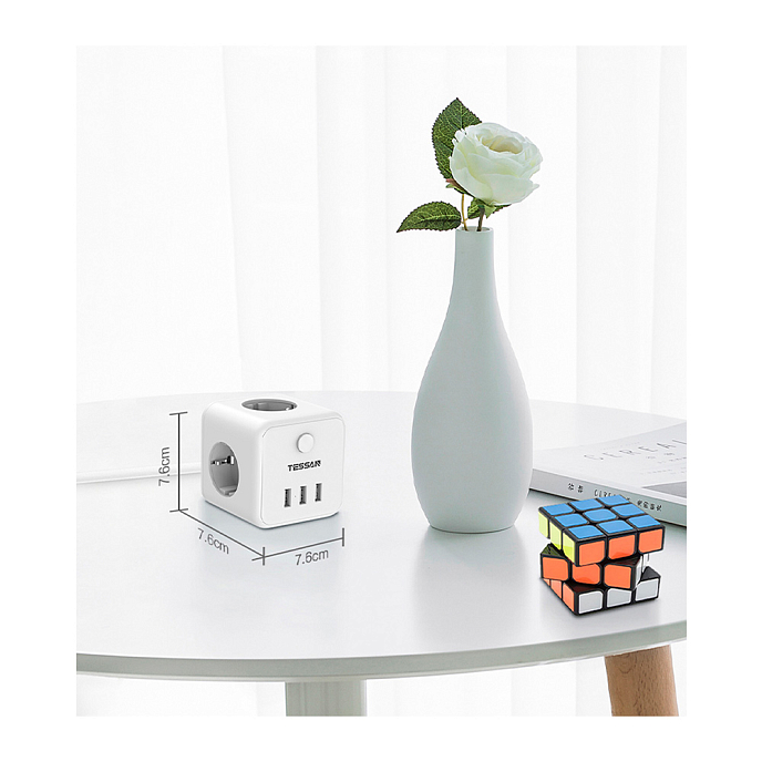 Сетевой фильтр Tessan TS-301 Grey - рис.2