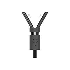 Кабель Ugreen AV102 Mini Jack 3.5 mm - 2RCA Grey 0.25m