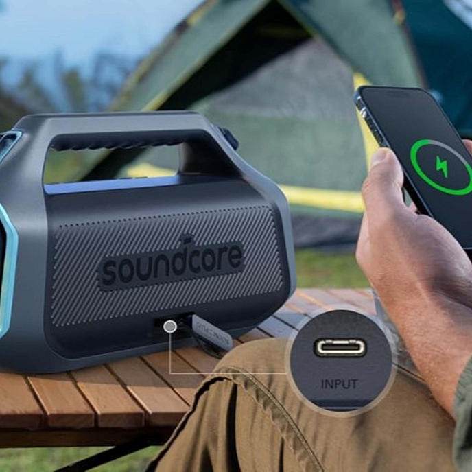 Портативная колонка Anker Soundcore Boom 2 Plus Blue - рис.6