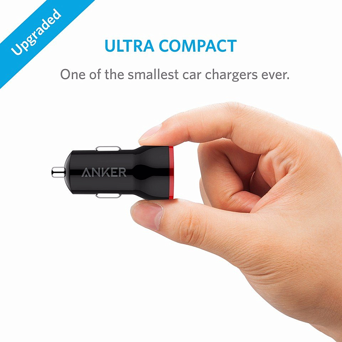 Автомобильное зарядное устройство Anker PowerDrive 2, 4.8A, 2USB, Lightning (B2310011) - рис.5