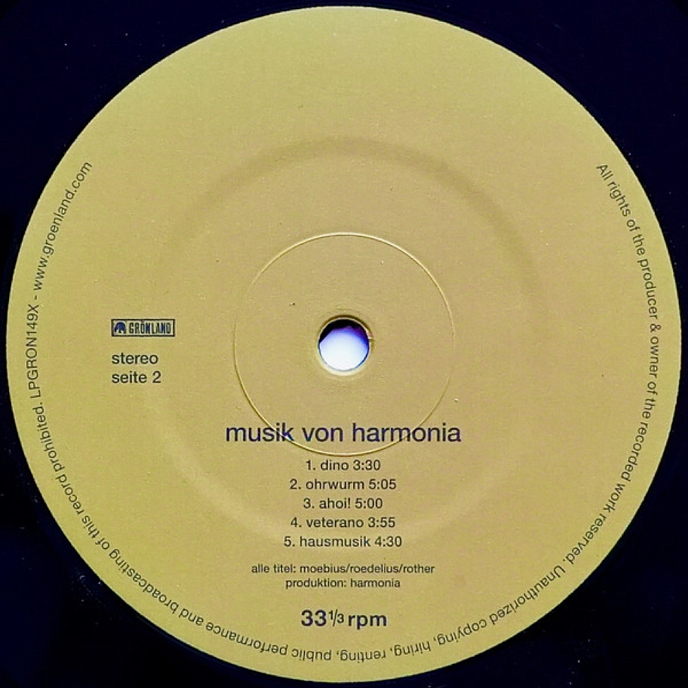 Виниловая пластинка Harmonia - Musik Von Harmonia - LP - рис.5