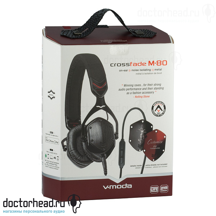 Наушники V-Moda Crossfade M-80 Shadow - рис.7
