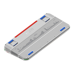 Клавиатура NuPhy Kick75 Silver Nano Switch White