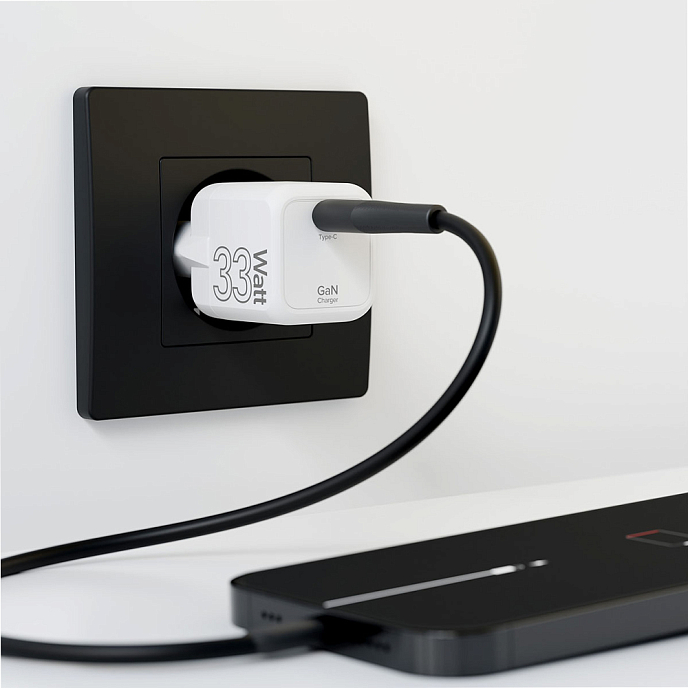 Сетевое зарядное устройство Lyambda LJC-33-1C 33W GaN White - рис.4