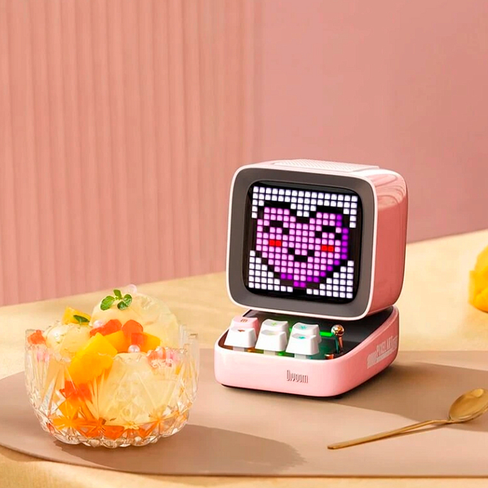 Портативная колонка Divoom Ditoo Pro Pink - рис.5