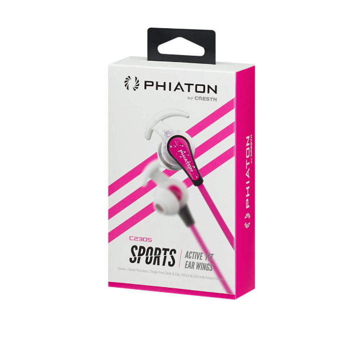 Наушники Phiaton by Cresyn C230S Sports Pink - рис.5