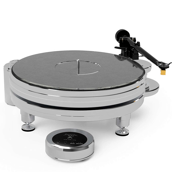 Проигрыватель винила Acoustic Solid 111 Metall WTB370 AT740 M2 Silver - рис.1