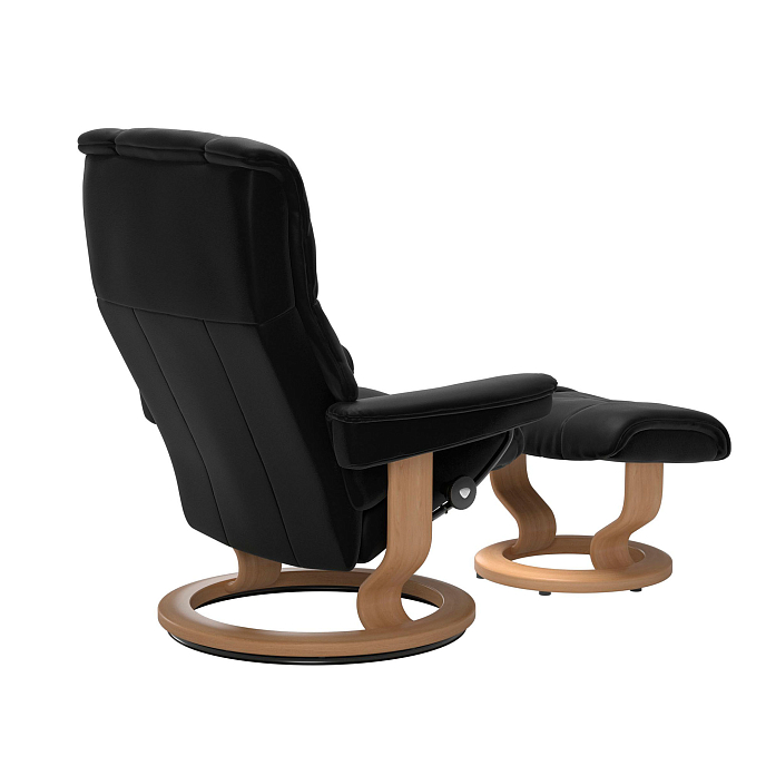 Кресло для прослушивания Stressless Mayfair M Classic Set Paloma Black Oak - рис.3